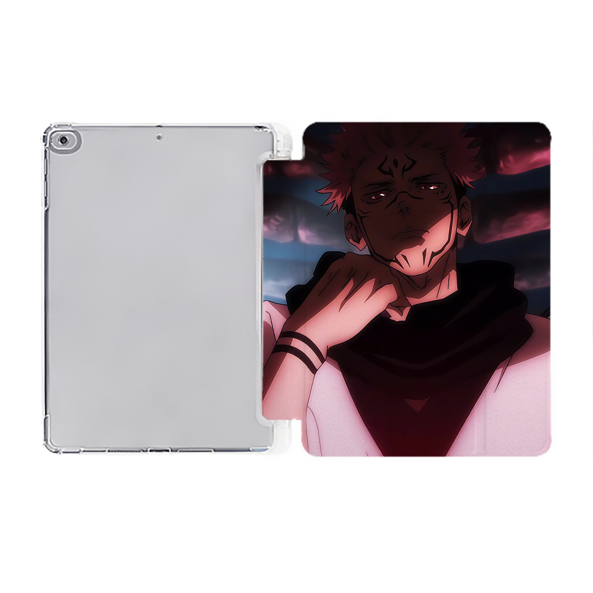 （画像用） SPY×FAMILY间谍家家酒 IPad ケース ペン収納付き 三つ折りスタンド PUレザー×シリコン 対応機種9.5/10.5/10.9インチ